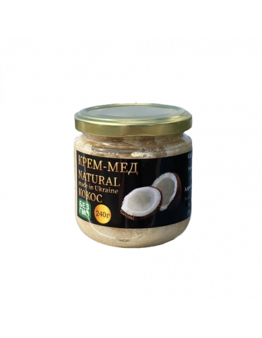 Крем-мед NATURAL Кокос, Карпатський...