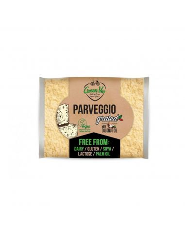 Сир рослинний пармезан тертий, GreenVie, 100г.