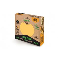 Сир рослинний чеддер, блок, GreenVie, 250г.