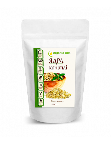 Ядра коноплі, дойч-пак, Organic Oils,...