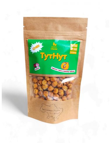 Нут запечений Цибуля, ТутНут, 50г