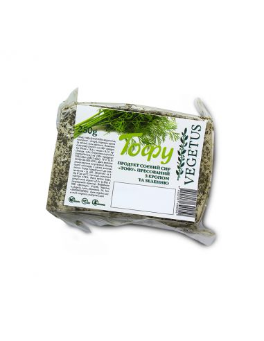 Тофу с укропом,  Vegetus, 250г