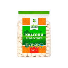 Квасоля біла, NATURAL GREEN, 300г