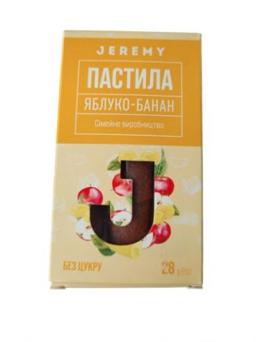 Пастила без цукру Яблуко-Банан,...