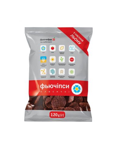 Фьючіпси лляні, класичні, 120г.