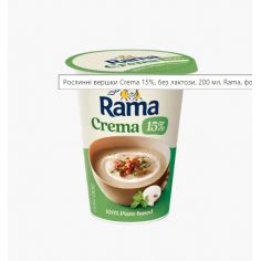 Вершки рослинні Crema 15%,...