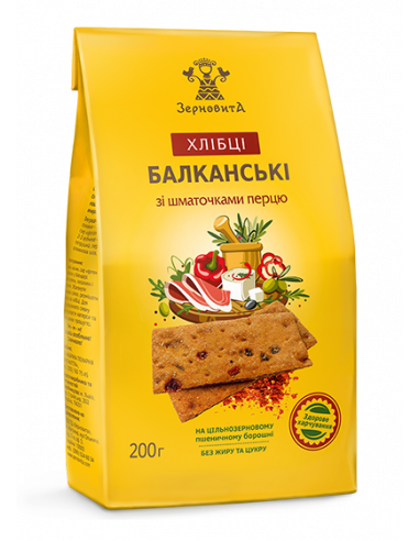 Хлебцы балканские, Зерновита, 200г