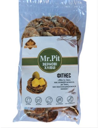 Хлібці зернові Фітнес, Mr.Pit, 90г
