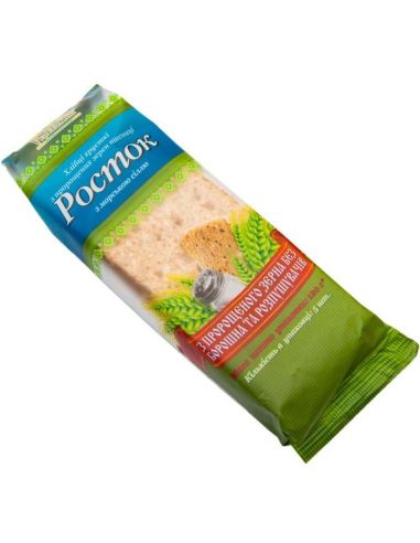 Хлібці з пророщеної пшениці з морською сіллю, Росток, 120г