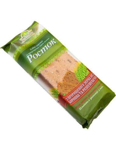 Хлібці з пророщених зерен, житні, Росток, 120г