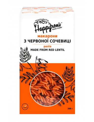 Макарони Спіральки з червоної...