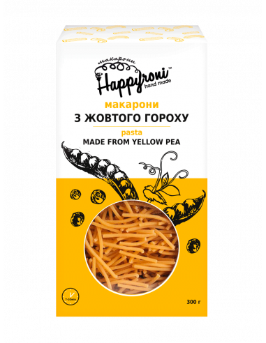 Макарони Вермішель з жовтого гороху,...
