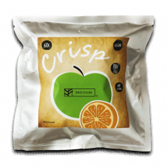 Хрустики Crisp "Яблуко-Апельсин", Еко-Снек, 60г