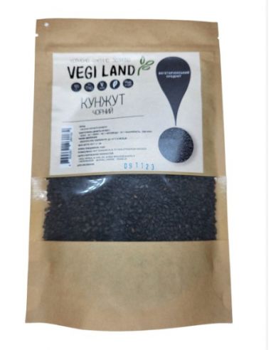 Кунжут чорний, VegiLand, 100г