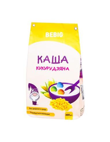 Каша кукурудзяна, Bebig, 300г