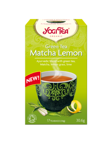 Чай "Matcha Lemon", Yogi Tea, пакет, 1,8г