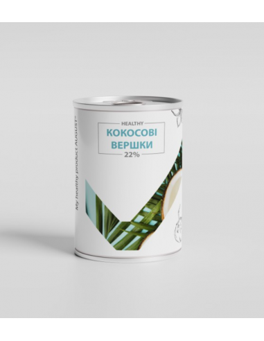 Вершки кокосові 22%, My healthy...