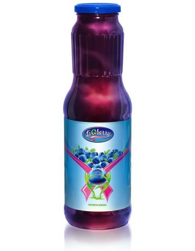 Чорнична паста, LiQberry,1000мл