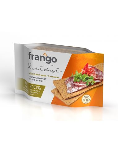 Хлібці нутові з кмином, Frango, 100г