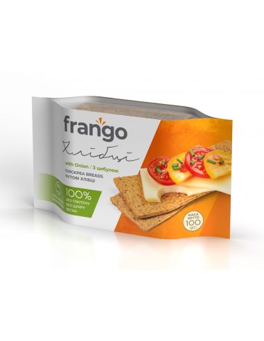 Хлібці нутові з цибулею, Frango, 100г
