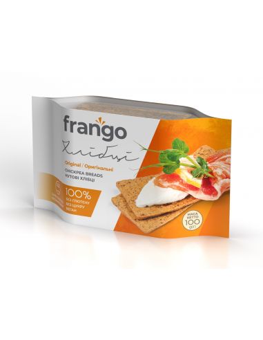 Хлібці нутові Оригінальні, Frango, 100г