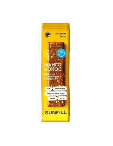 Батончик Манго-кокос, Sunfill, 35г