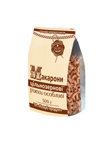Макарони цільнозернові "Ріжки...