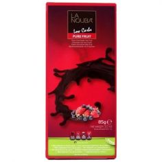 Шоколад чорний з фруктами без цукру LaNouba, 85г